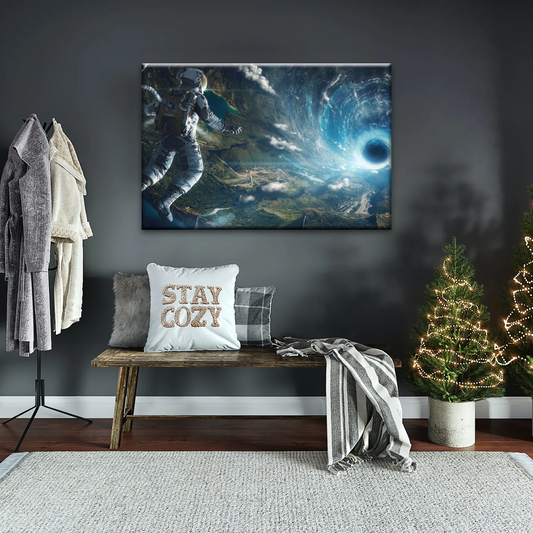 Space Perspective NASA Astronaut With Space Suit Picture To Canvas Print