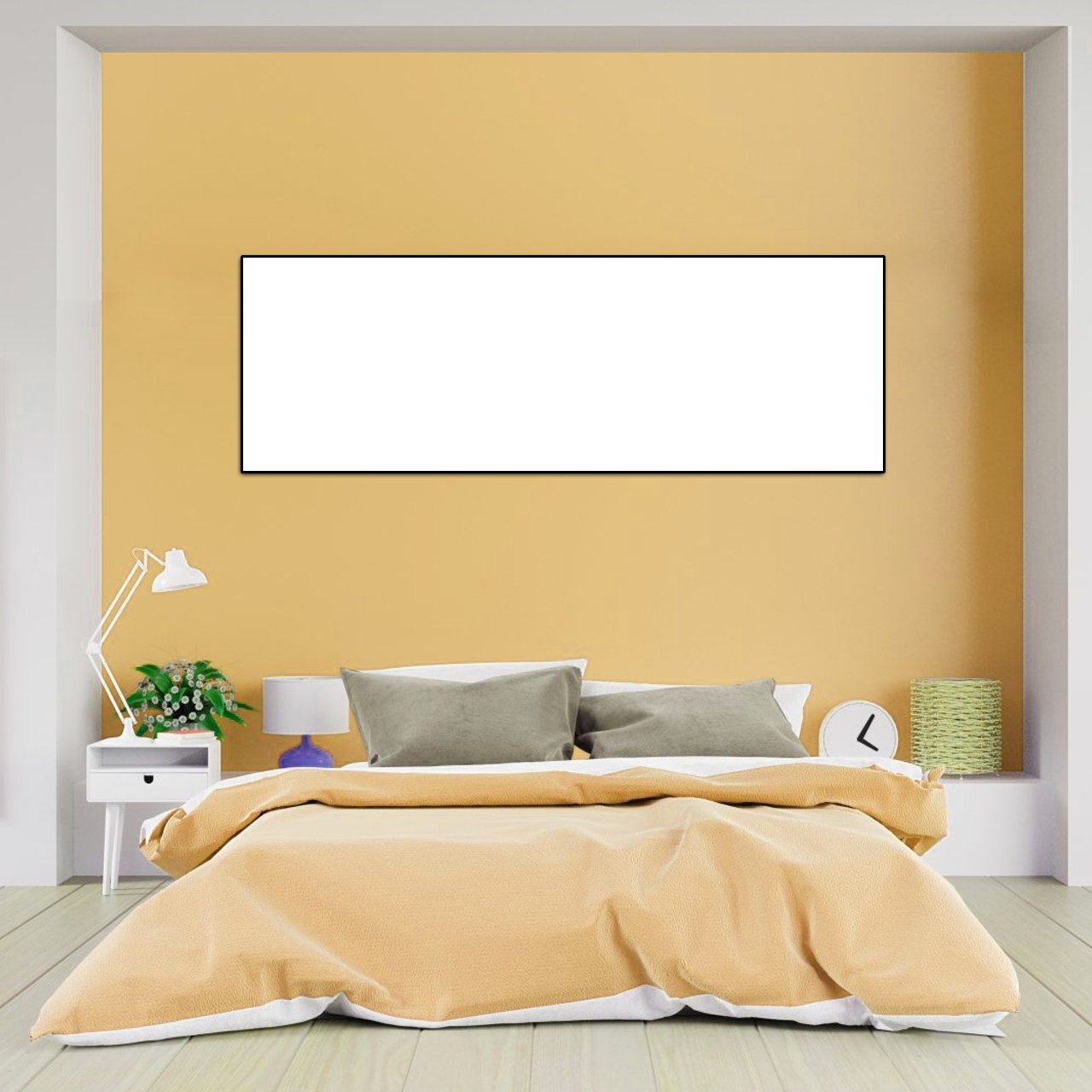 Personalised Panoramic Canvas Prints For Bed Room