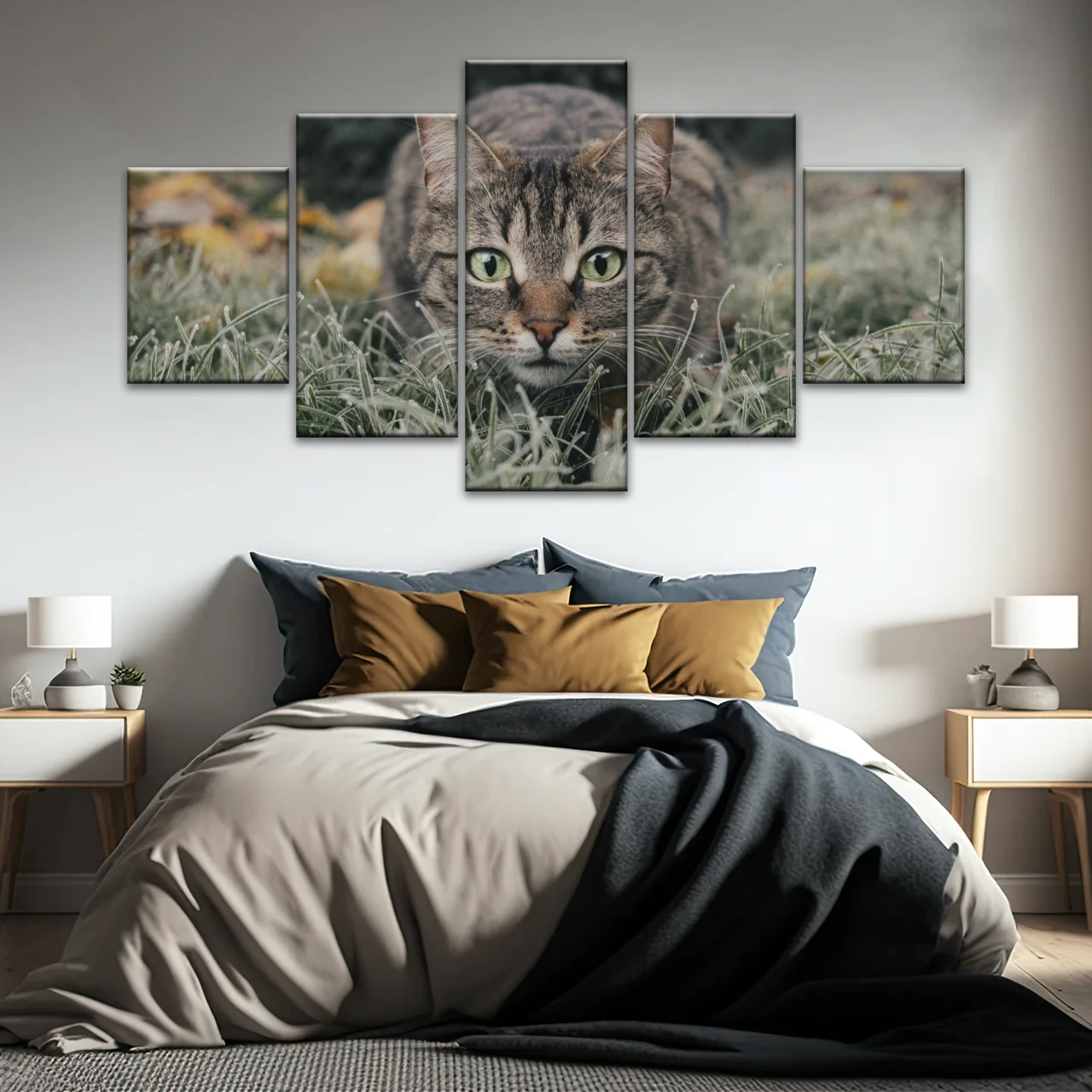 5 Piece Personalised Canvas Art With Your Own Photos Canvas Wall Art Custom Canvas Prints