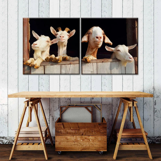 16" x 32" (40x80cm) 2 Piece Landscape Canvas