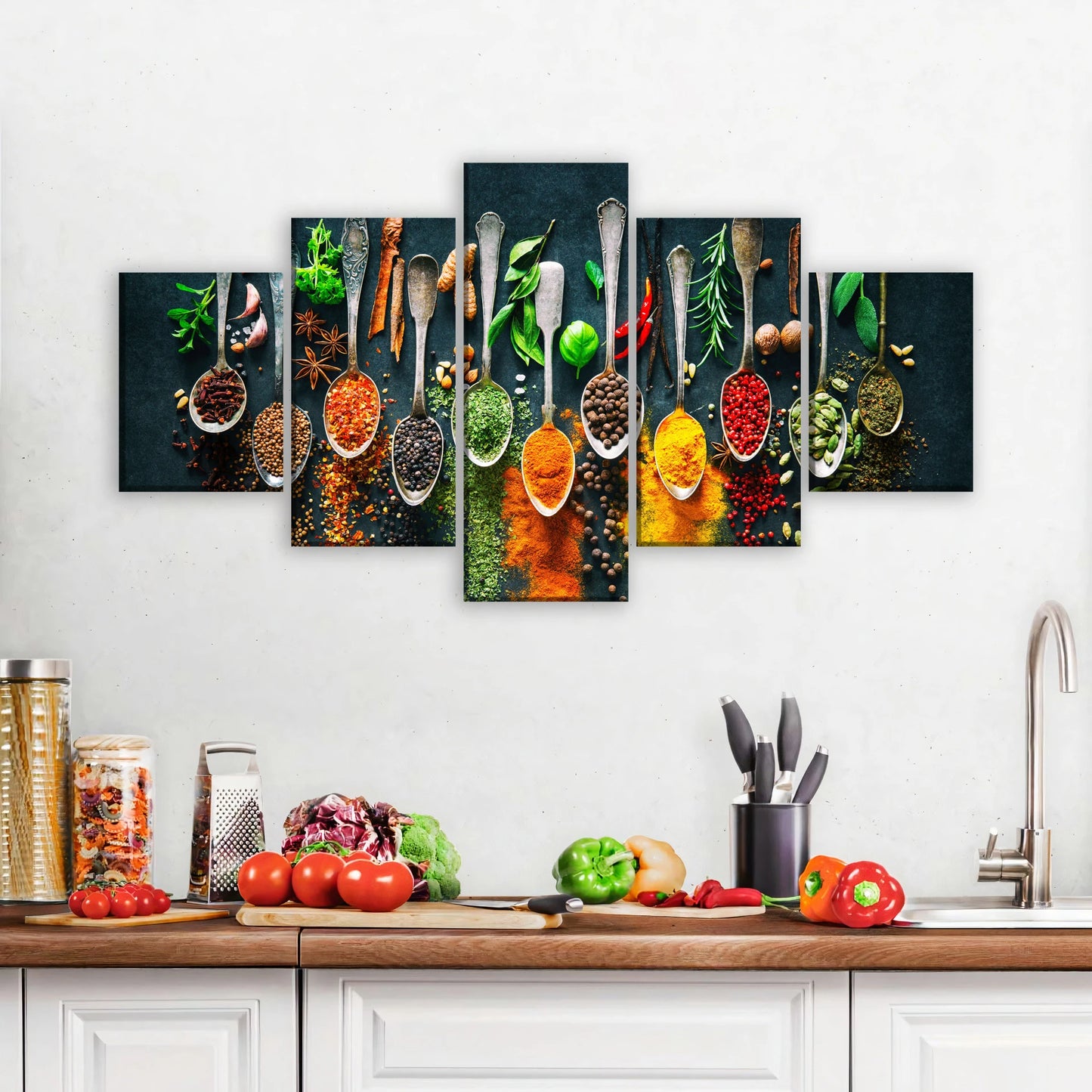 5 Piece Canvas 24" x 50" (60x125cm)