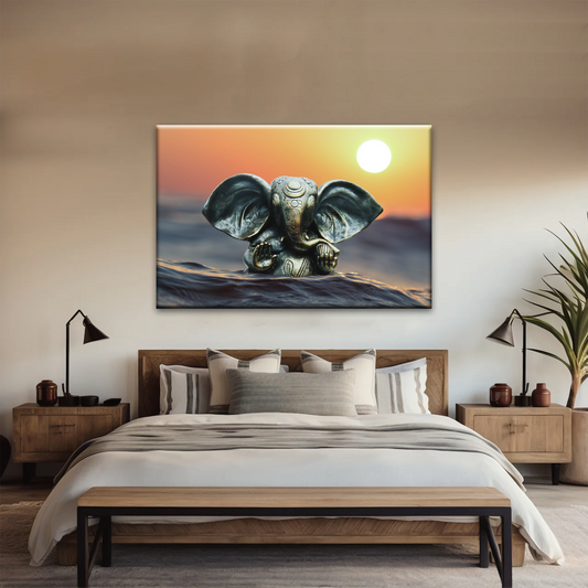 Hindu God Lord Ganesha Wall Art Home Decor