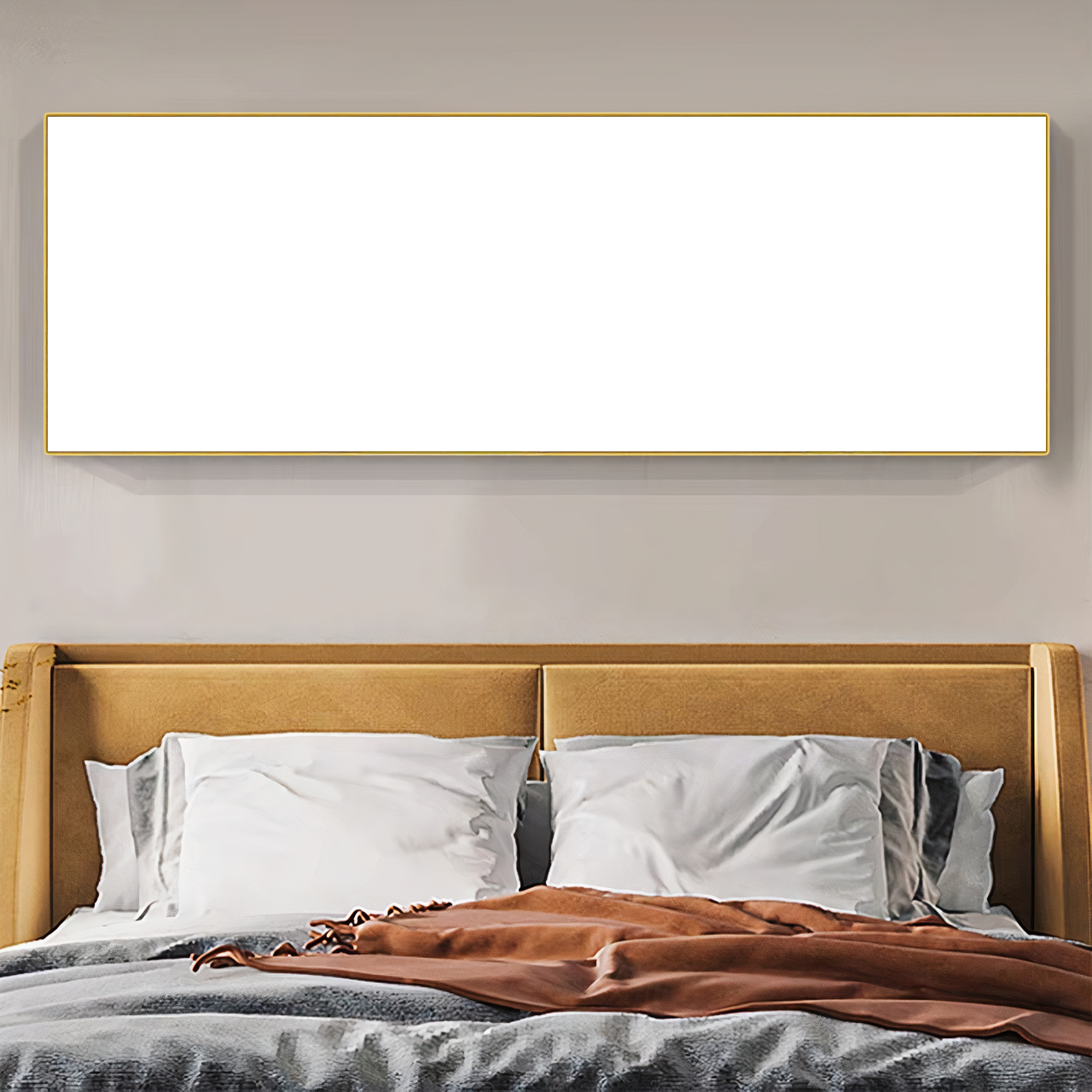 Personalised Panoramic Canvas Prints For Bed Room