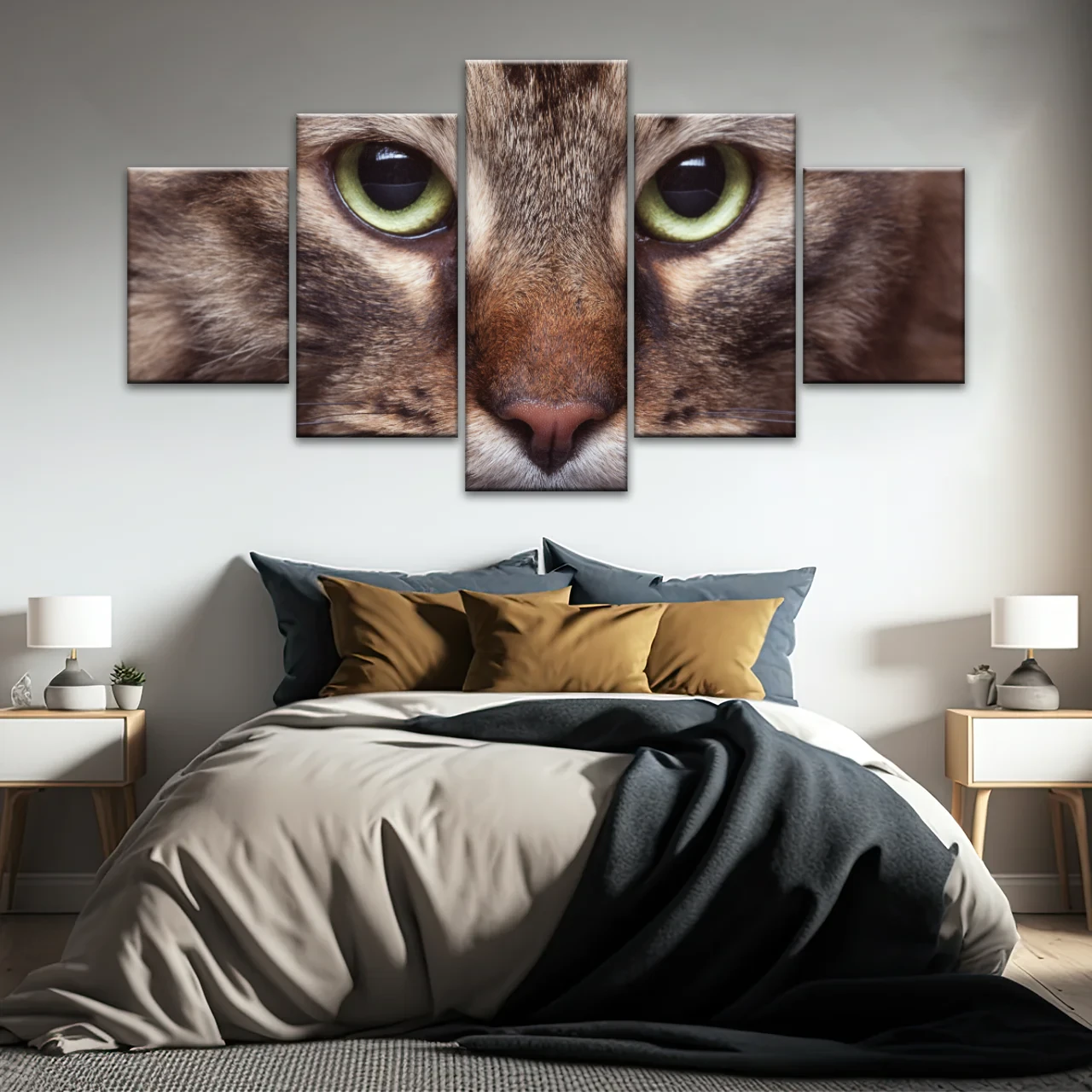 5 Piece Personalised Canvas Art With Your Own Photos Canvas Wall Art Custom Canvas Prints