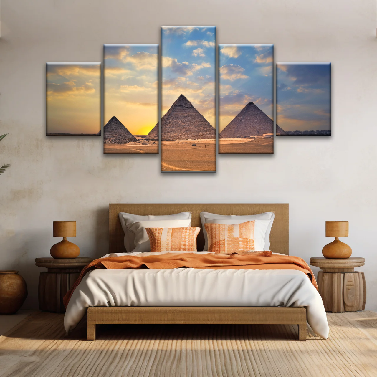 The Pyramids of Giza, Egypt Canvas Photos Prints