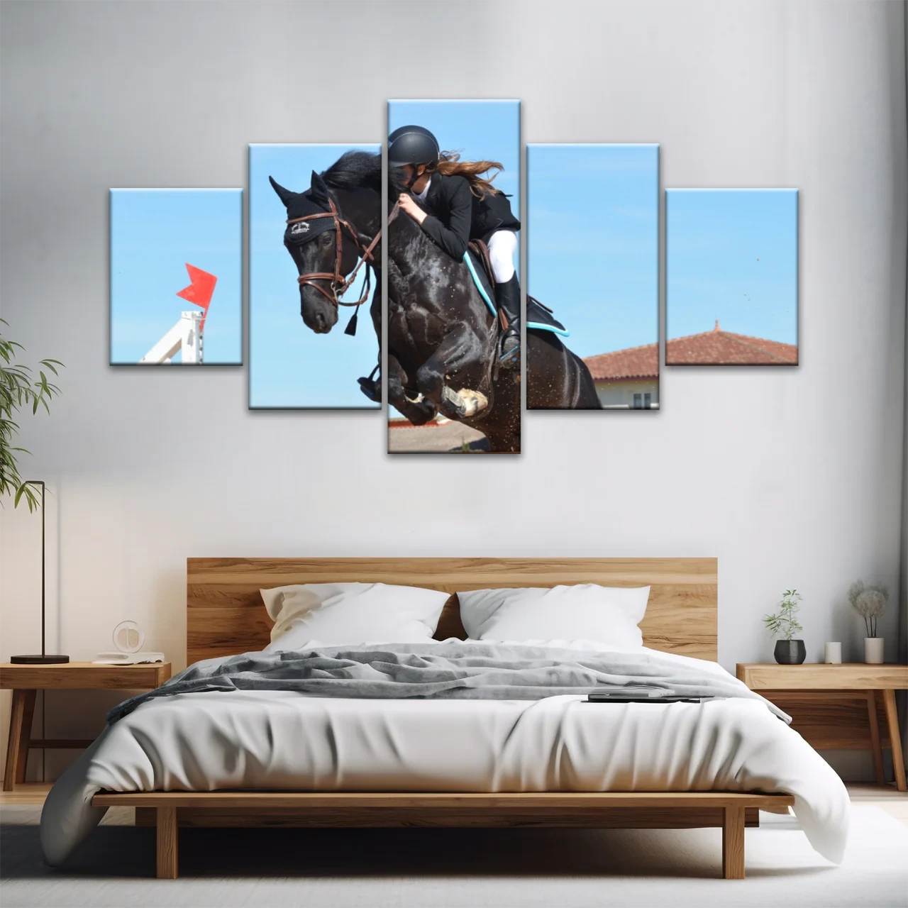 5 Piece Personalised Canvas Art With Your Own Photos Canvas Wall Art Custom Canvas Prints