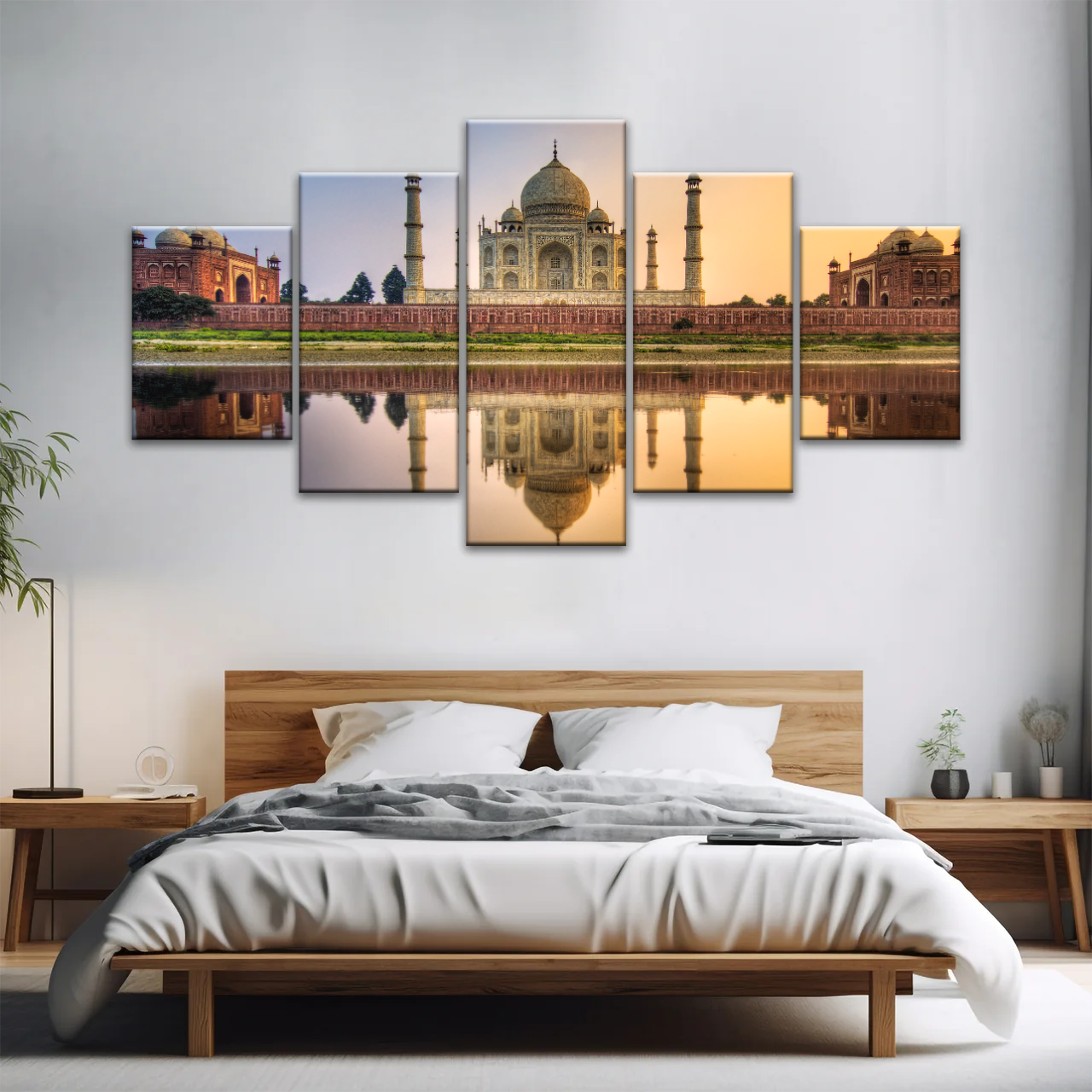 Taj Mahal India Canvas Prints Wall Art