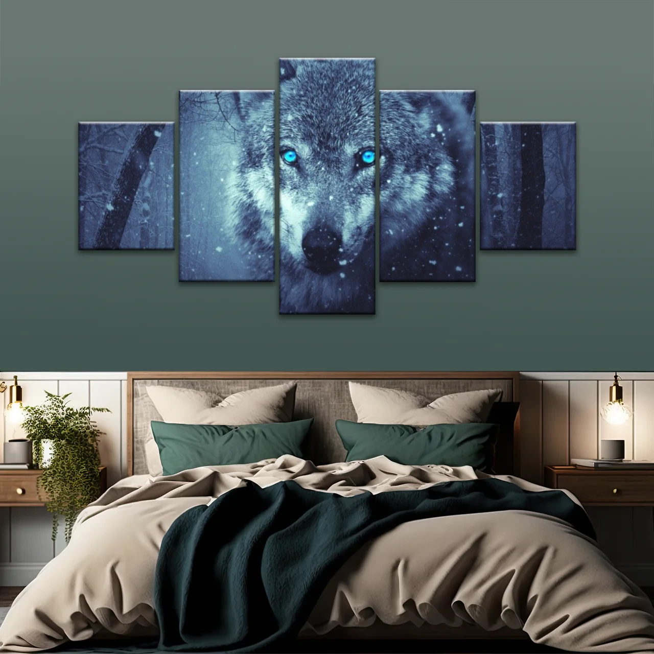 5 Piece Personalised Canvas Art With Your Own Photos Canvas Wall Art Custom Canvas Prints