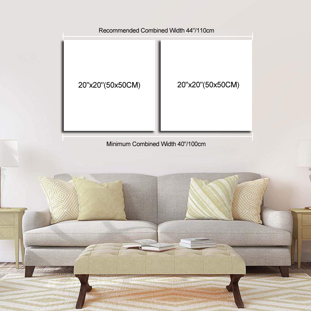 20" x 40" (50x100cm) 2 Piece Landscape Canvas - Canvas Print Sale