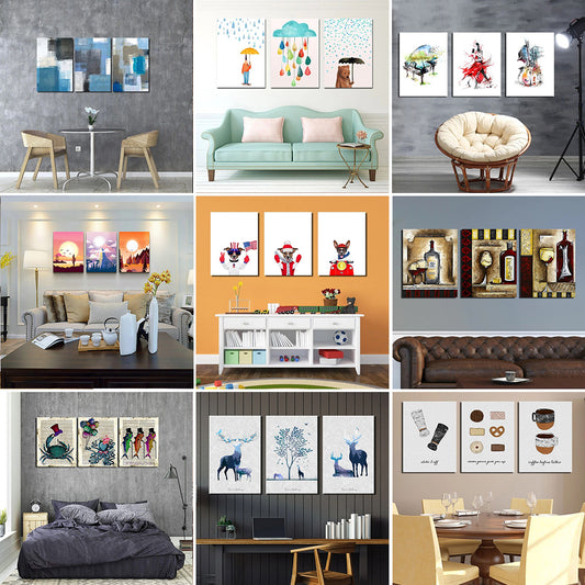 3 Photo Collage Canvas In 3 Pieces - Canvas Print Sale