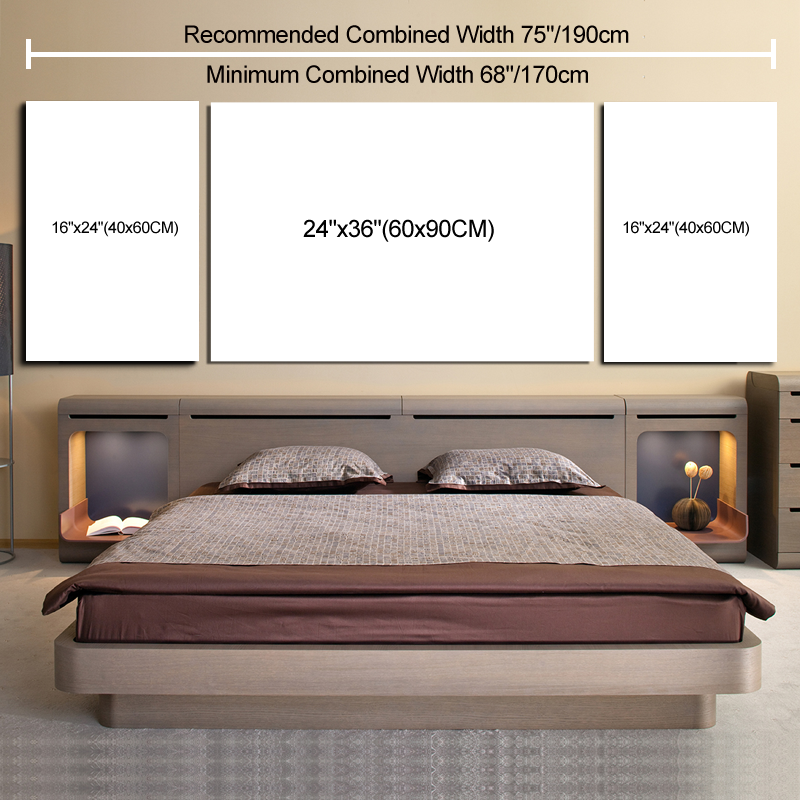 24" x 68" (60x170cm) 3 Piece Extra Large Canvas - Canvas Print Sale