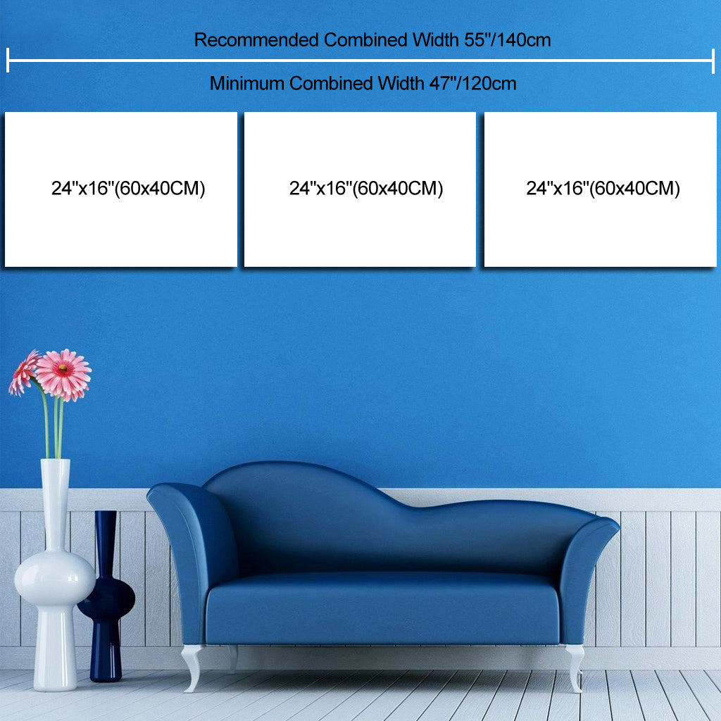 16" x 72" (40x180cm) 3 Piece Extra Large Canvas - Canvas Print Sale