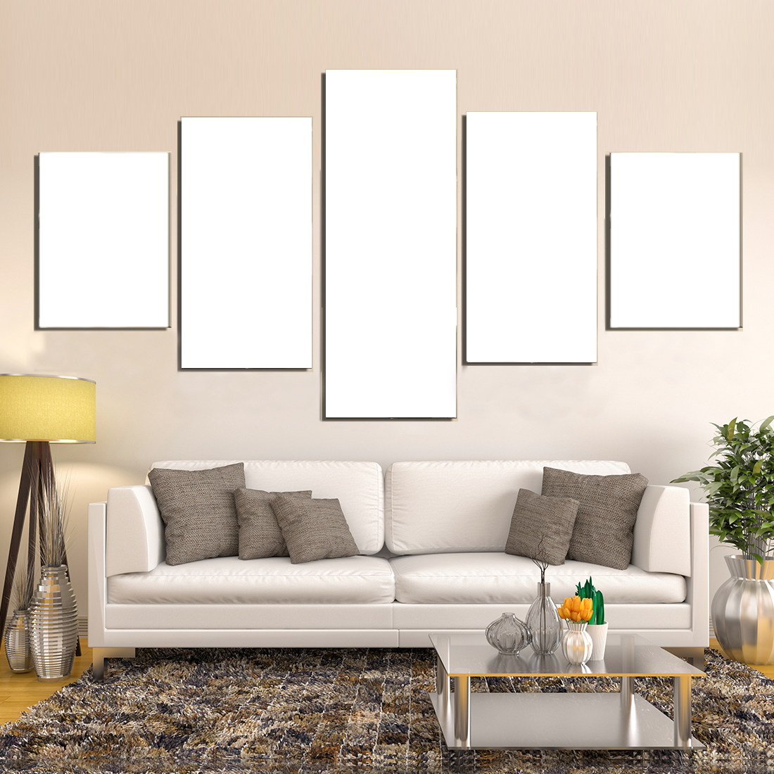 5 Panels Canvas Prints Living Room - Canvas Print Sale