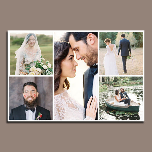 5 Photo Collage Canvas Landscape - Canvas Print Sale