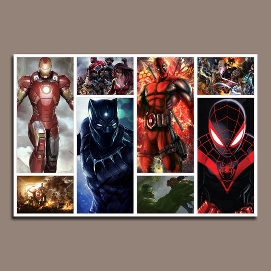 8 Photo Collage Canvas Landscape - Canvas Print Sale