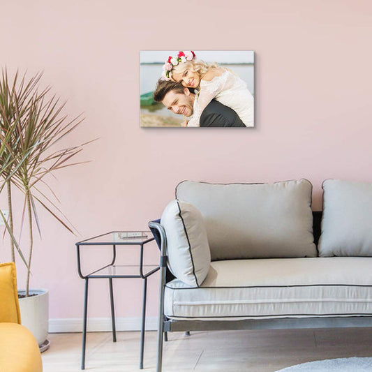 Custom Wedding Photos Canvas Prints Personalised Photo On Canvas Print Wall Art - Canvas Print Sale