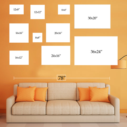 Custom Canvas Prints with Your Own Photos Horizontal Personalised Canvas Wall Art - Canvas Print Sale