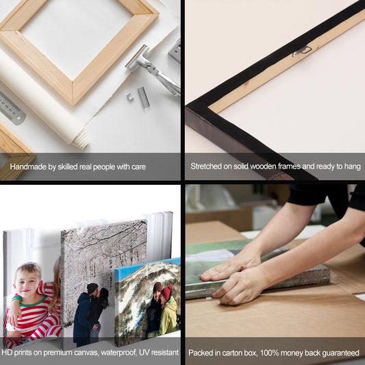 9 Photo Collage Canvas Portrait - Canvas Print Sale