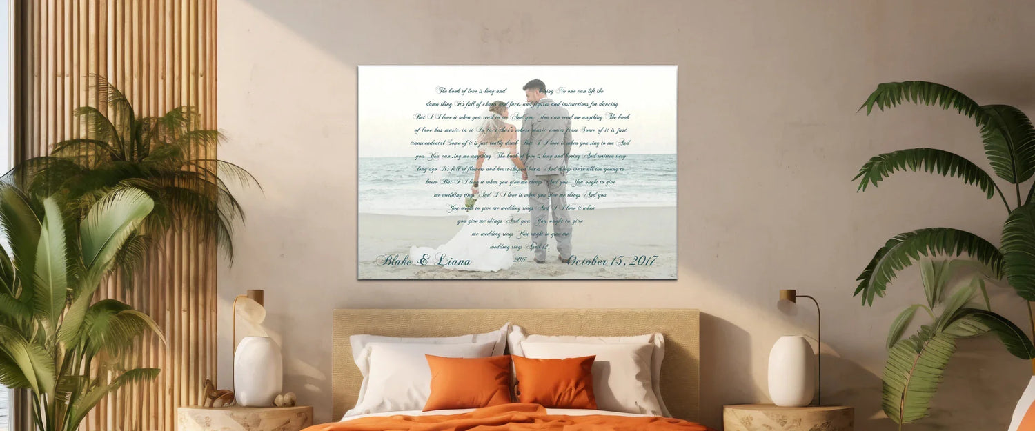Song Lyric Canvas
