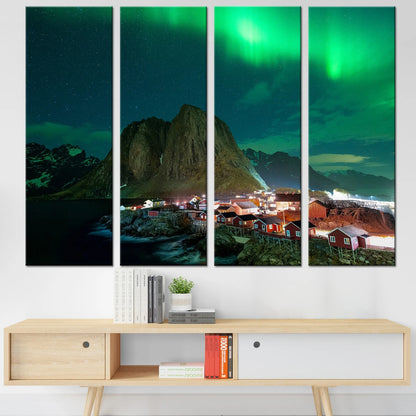 4 Piece Rectangular Canvas Art
