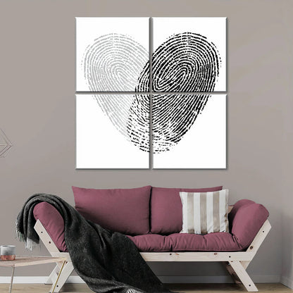 4 Piece Canvas Square Collage Canvas