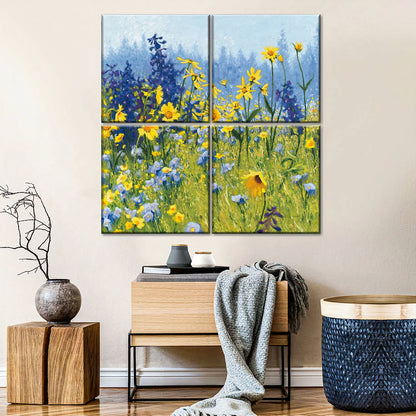 4 Piece Canvas Square Collage Canvas