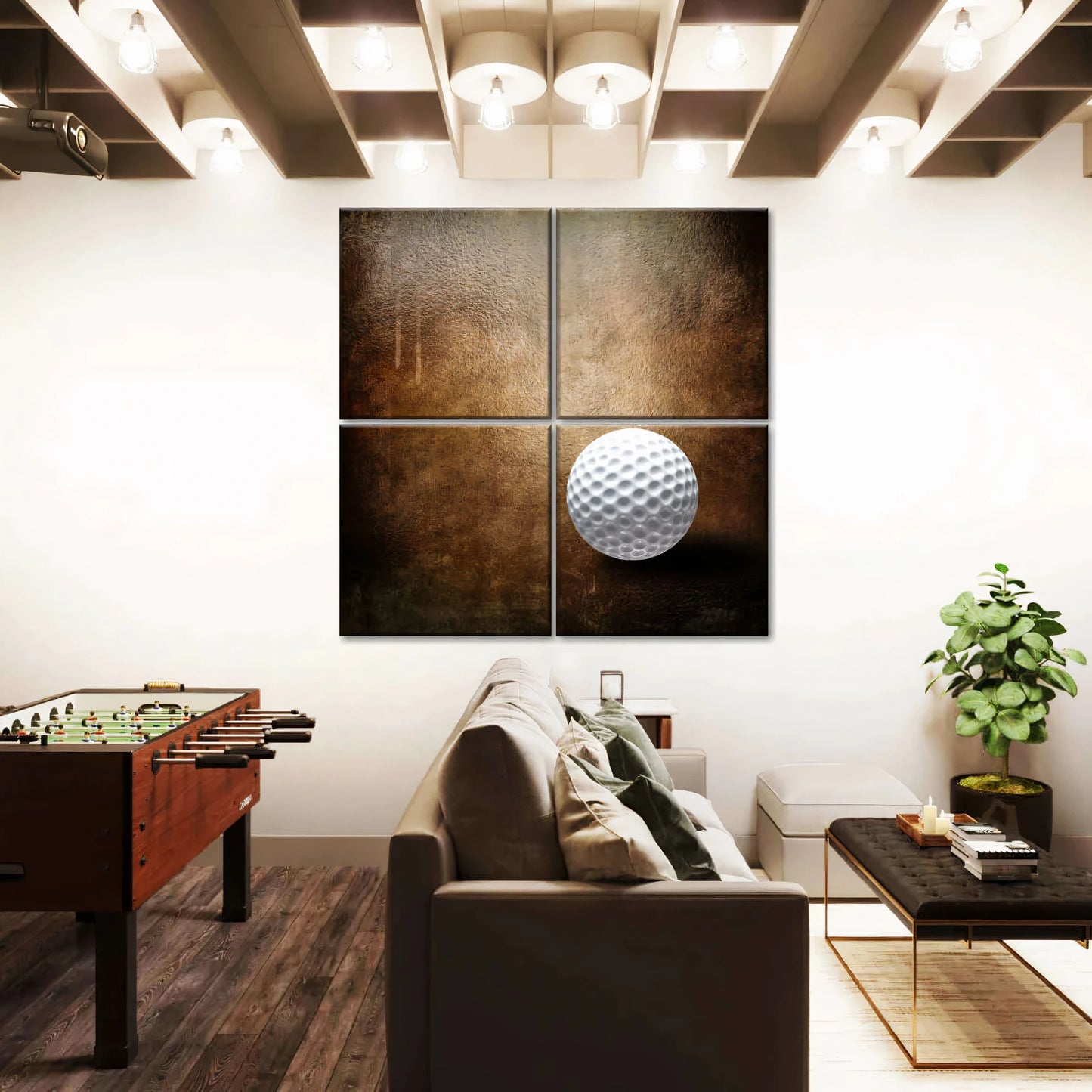 4 Piece Canvas Square Collage Canvas