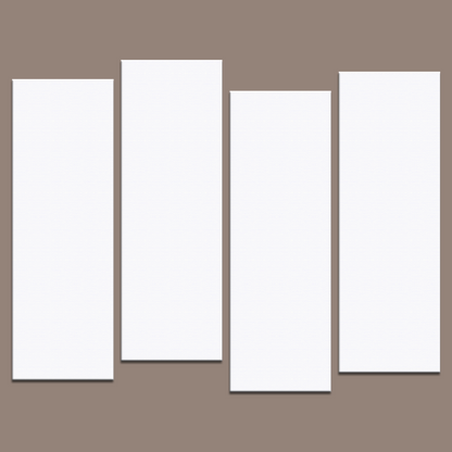 4 Piece Staggered Canvas Art