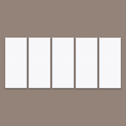 The Cinematic Linear – 2.5m Panoramic 5 Piece Canvas 250cm x 116cm (100" x 46" )
