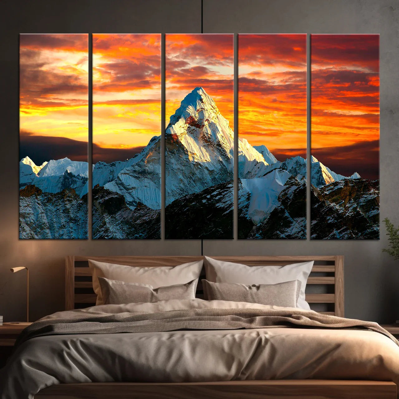 The Cinematic Linear – Extra Wide 5 Piece Canvas Set 107 x 200cm 42 x 80"