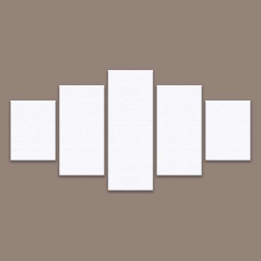 The Snowdon Grand Pyramid – Oversized 5 Piece Canvas Set 107x200cm 42 x 80"