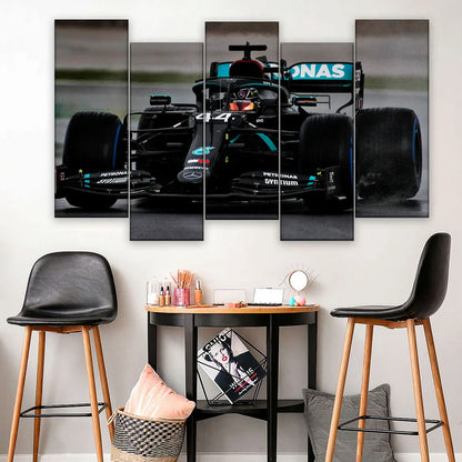 The Rhythm Alternating – Dynamic 5 Piece Canvas Wall Art 107x200cm (42x80")