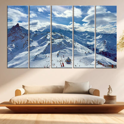 The Cinematic Linear – Extra Wide 5 Piece Canvas Set 107 x 200cm 42 x 80"