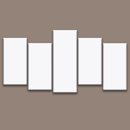 The Rhythm Alternating – Dynamic 2.5m Canvas Set 116x250cm (46x100")