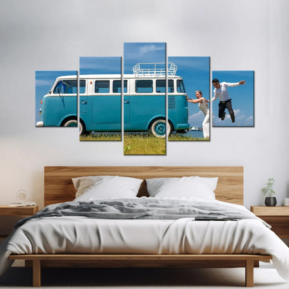 Custom Prints 5 Piece Canvas Wall Art Framed Ready to Hang Canvas Prints