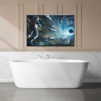 Space Perspective NASA Astronaut With Space Suit Picture To Canvas Print