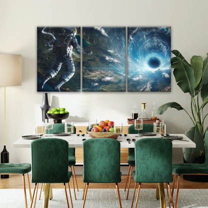 Space Perspective NASA Astronaut With Space Suit Picture To Canvas Print