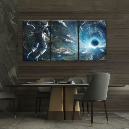 Space Perspective NASA Astronaut With Space Suit Picture To Canvas Print