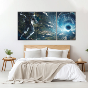 Space Perspective NASA Astronaut With Space Suit Picture To Canvas Print