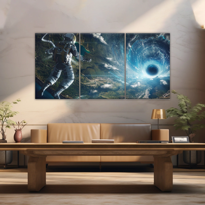 Space Perspective NASA Astronaut With Space Suit Picture To Canvas Print