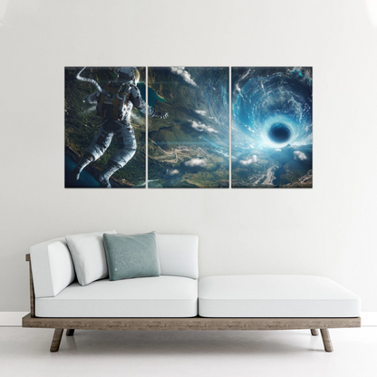 Space Perspective NASA Astronaut With Space Suit Picture To Canvas Print