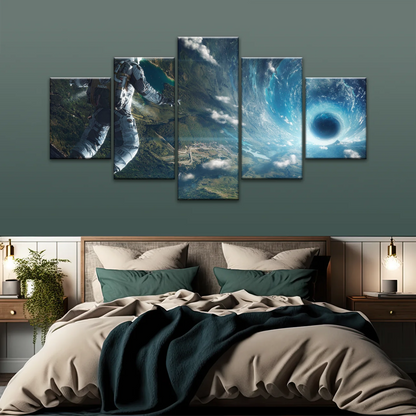 Space Perspective NASA Astronaut With Space Suit Picture To Canvas Print