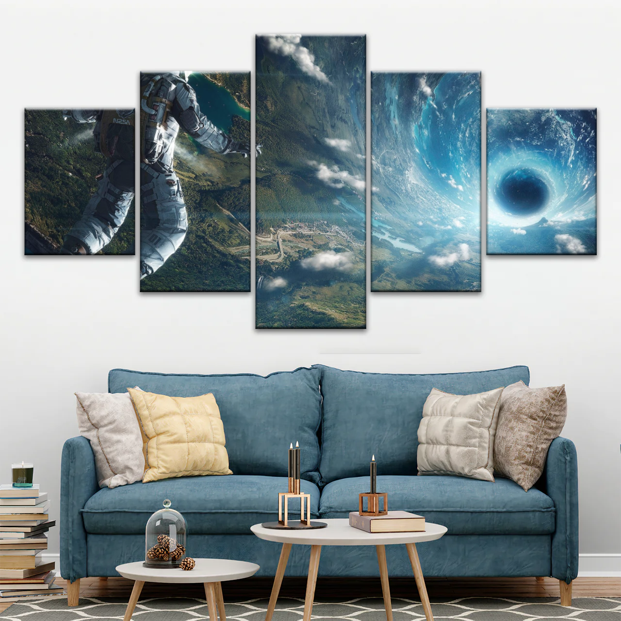 Space Perspective NASA Astronaut With Space Suit Picture To Canvas Print