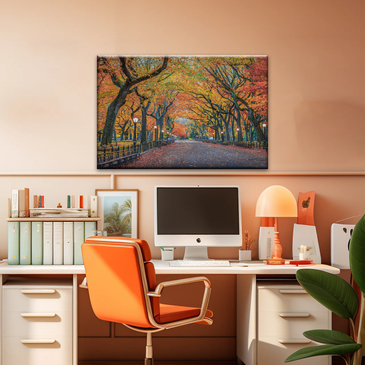 Autumn Colors In Nature Herbst Park New York City Wall Art