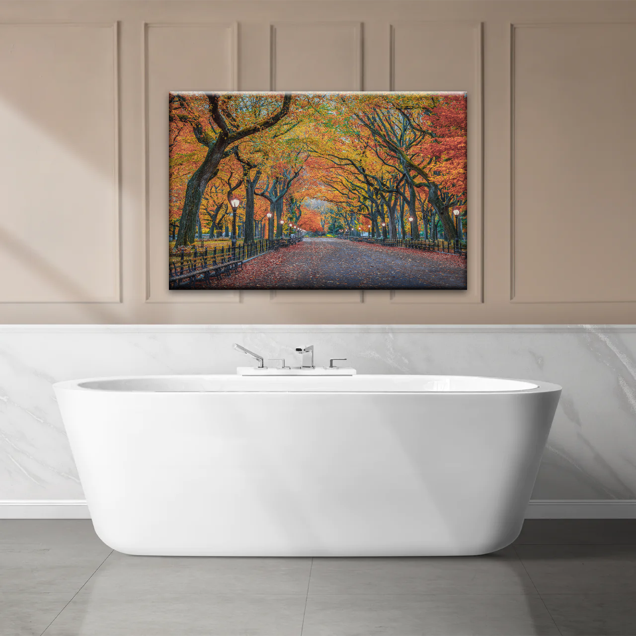 Autumn Colors In Nature Herbst Park New York City Wall Art