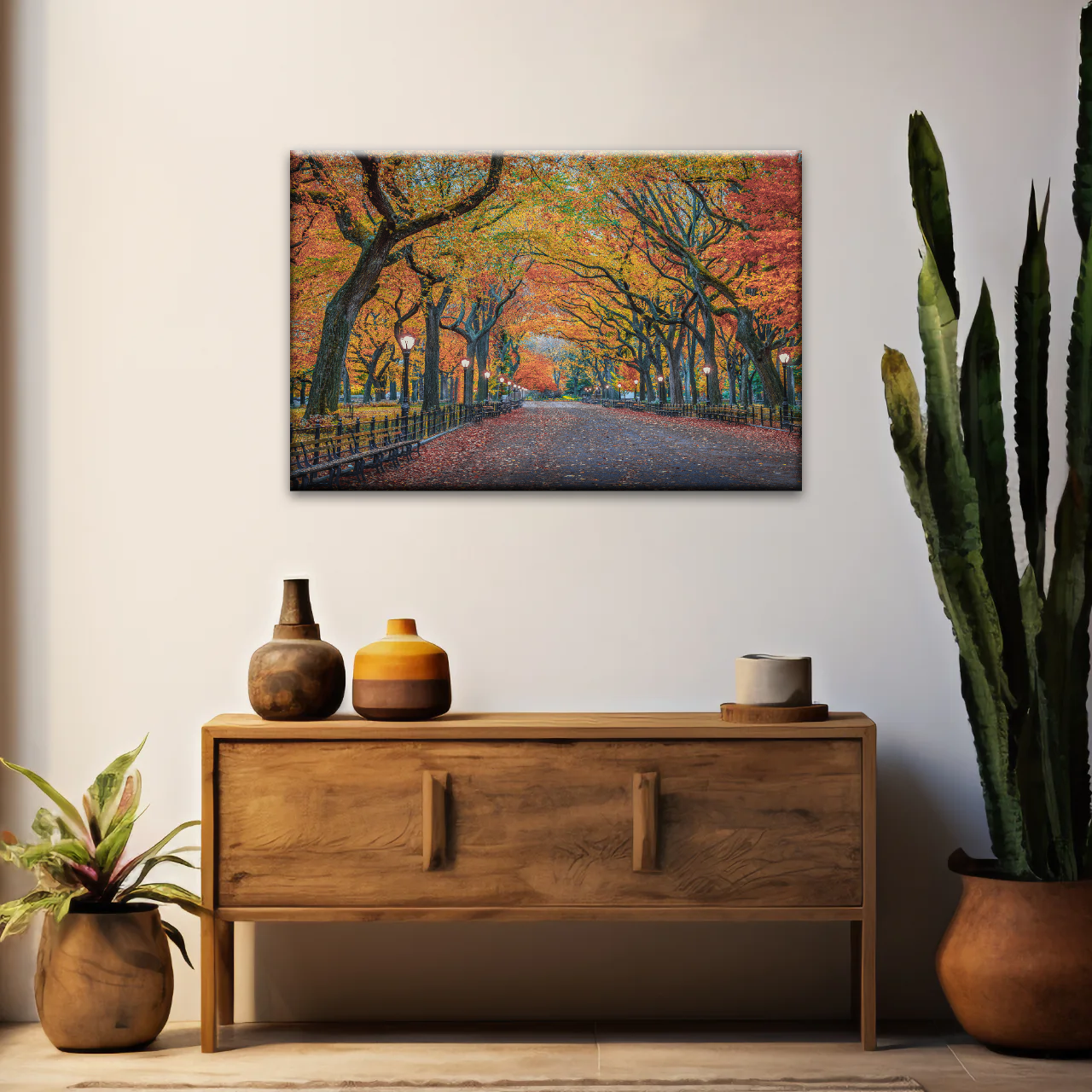 Autumn Colors In Nature Herbst Park New York City Wall Art