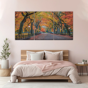 Autumn Colors In Nature Herbst Park New York City Wall Art