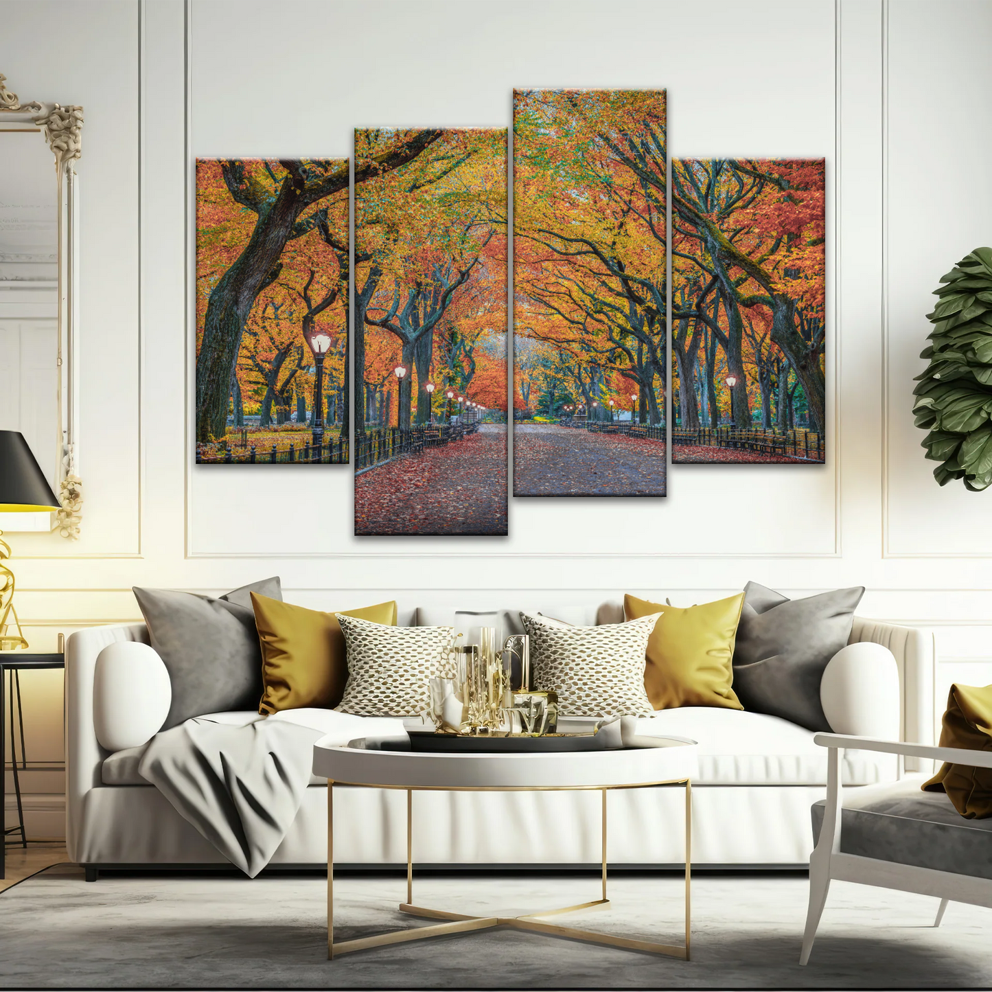 Autumn Colors In Nature Herbst Park New York City Wall Art