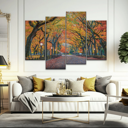 Autumn Colors In Nature Herbst Park New York City Wall Art