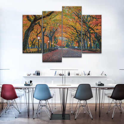 Autumn Colors In Nature Herbst Park New York City Wall Art